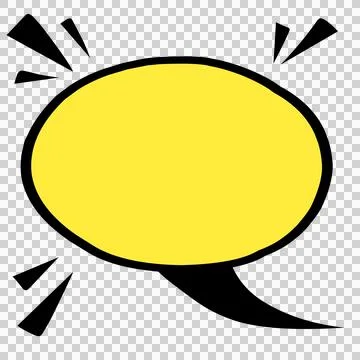 Speech bubble illustration Stock Illustration