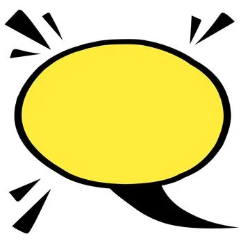 Speech bubble illustration Stock Illustration
