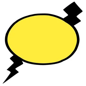 Speech bubble illustration Stock Illustration