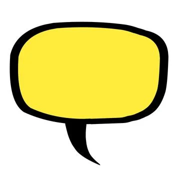 Speech bubble illustration Stock Illustration