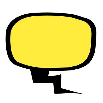 Speech bubble illustration Stock Illustration