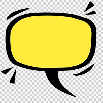 Speech bubble illustration Stock Illustration