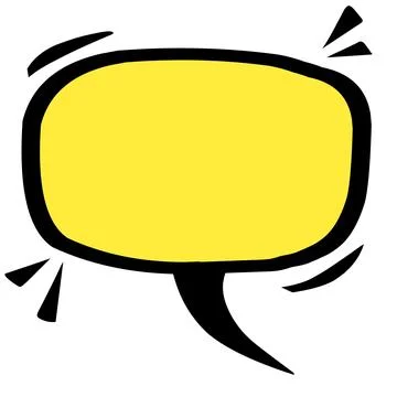 Speech bubble illustration Stock Illustration