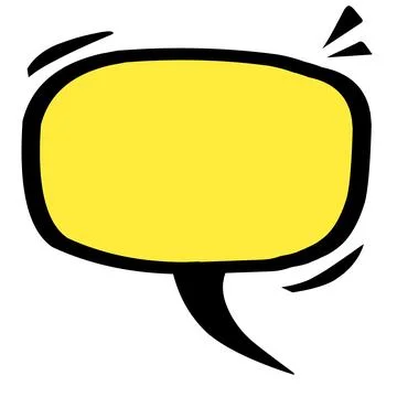 Speech bubble illustration Stock Illustration