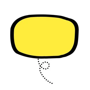 Speech bubble illustration Stock Illustration
