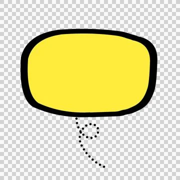 Speech bubble illustration Stock Illustration