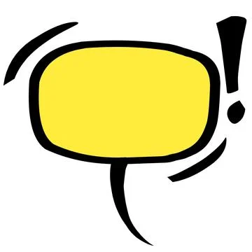 Speech bubble illustration Stock Illustration