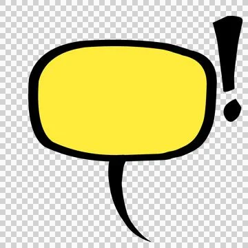 Speech bubble illustration Stock Illustration