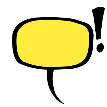 Speech bubble illustration Stock Illustration