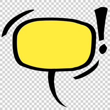 Speech bubble illustration Stock Illustration