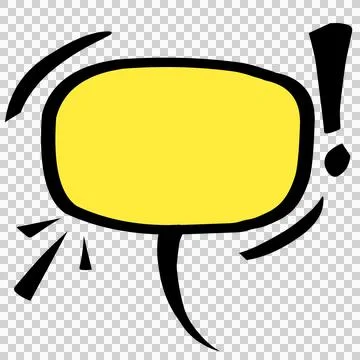 Speech bubble illustration Stock Illustration