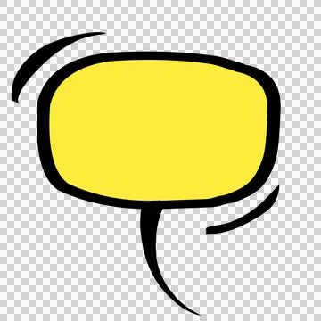 Speech bubble illustration Stock Illustration