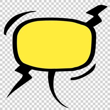 Speech bubble illustration Stock Illustration