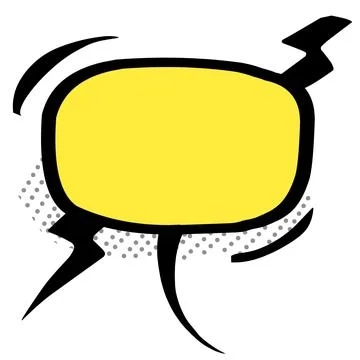 Speech bubble illustration Stock Illustration