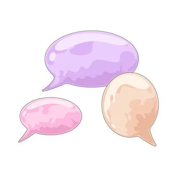 Speech bubble illustration Ilustración de archivo