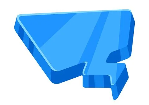 Speech bubble illustration. Image for design and decoration. Illustrazione stock