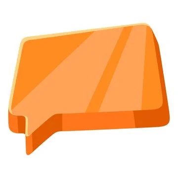 Speech bubble illustration. Image for design and decoration. Illustrazione stock