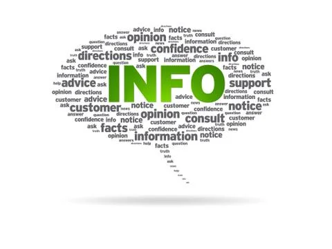 Speech bubble - info Illustrazione stock