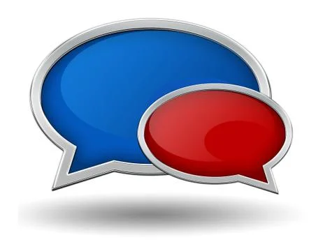 Speech bubble isolated Ilustração Stock