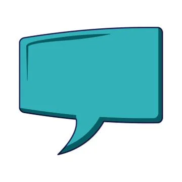 Speech bubble isolated Illustrazione stock