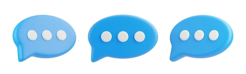 Speech bubble isolated on white background Stock-Illustration