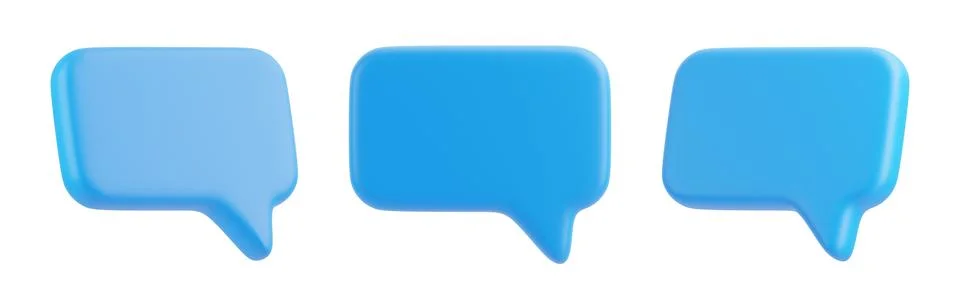 Speech bubble isolated on white background Stock Illustration
