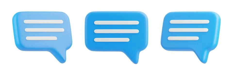 Speech bubble isolated on white background Stock Illustration