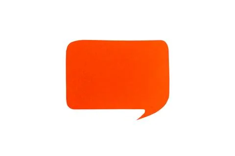 Speech bubble isolated on white background. 스톡 사진