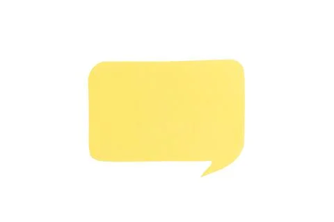 Speech bubble isolated on white background. 스톡 사진