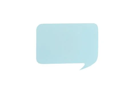 Speech bubble isolated on white background. 스톡 사진