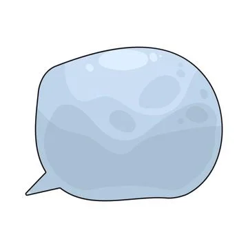 Speech bubble left illustration Stock Illustration