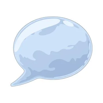 Speech bubble left illustration Stock Illustration