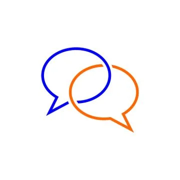 Speech Bubble Logo Template Illustration Design. EPS 10. Stock Illustration