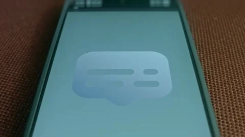 Speech bubble, Message icon, presentation Stock Footage 309688586