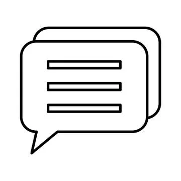 Speech bubble message icon vector illustration 스톡 일러스트