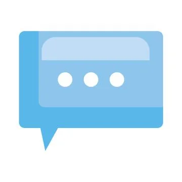 Speech bubble message icon vector illustration 스톡 일러스트