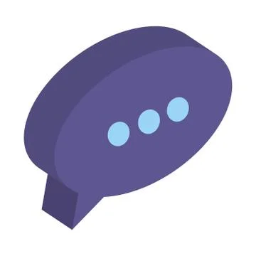 Speech bubble message icon vector illustration 스톡 일러스트