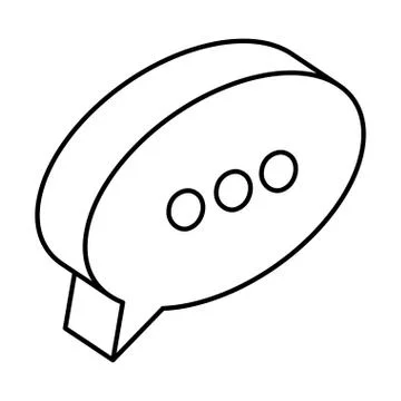 Speech bubble message icon vector illustration 스톡 일러스트