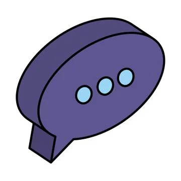 Speech bubble message icon vector illustration 스톡 일러스트