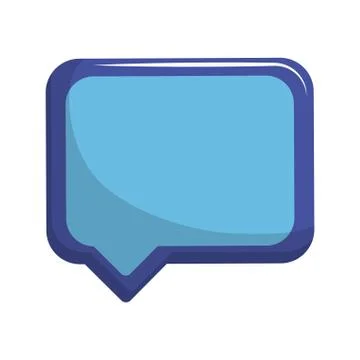 Speech bubble message icon vector illustration Stock Illustration