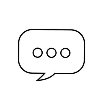 Speech bubble message icon vector illustration 스톡 일러스트