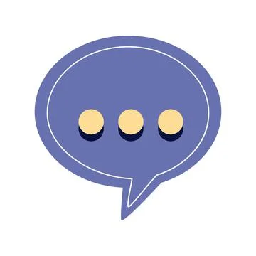 Speech bubble message Stock Illustration