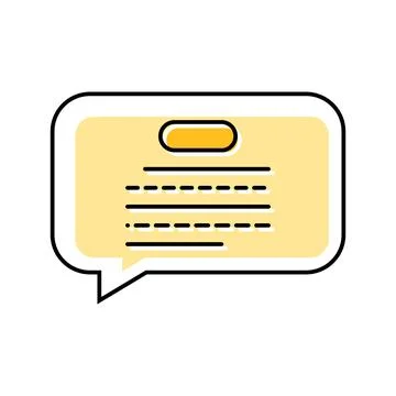 Speech bubble nlp color icon vector illustration イラスト素材