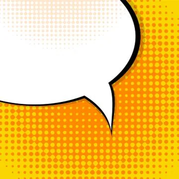 Speech Bubble Pop Art Background Stock Vector Illustration Ilustración de archivo