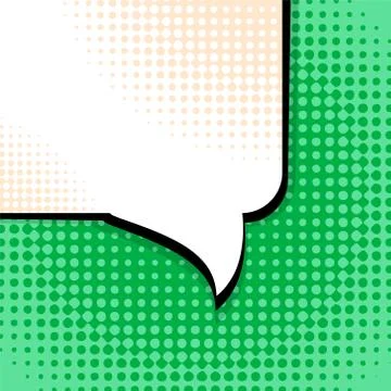 Speech Bubble Pop Art Background Stock Vector Illustration Stock Illustration