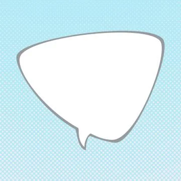 Speech Bubble on Pop Art Background 스톡 일러스트