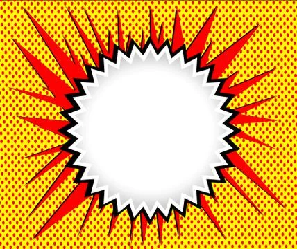 Speech Bubble Pop Art Stock Illustration