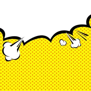 Speech Bubble Pop-Art Style Stock Illustration
