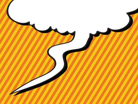 Speech bubble pop art style Illustrazione stock