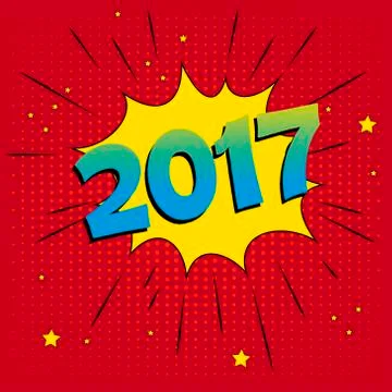 Speech bubble in pop-art style vector illustration Stock Illustration